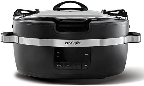 Crock-Pot Thermoshield 6 Quart Slow Cooker with Carry Handles htf