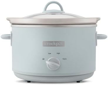 Crock-Pot 4.5 Quart Manual Slow Cooker – Macaroon Blue jlt