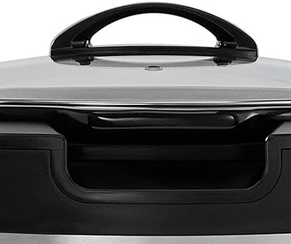 Crock-Pot Thermoshield 6 Quart Slow Cooker with Carry Handles htf