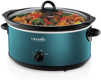 Crock-Pot 7 Quart Manual Slow Cooker – Turquoise 1zh