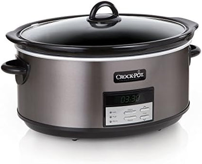 Crock-Pot 8 Quart Programmable Slow Cooker with Auto Warm p0b