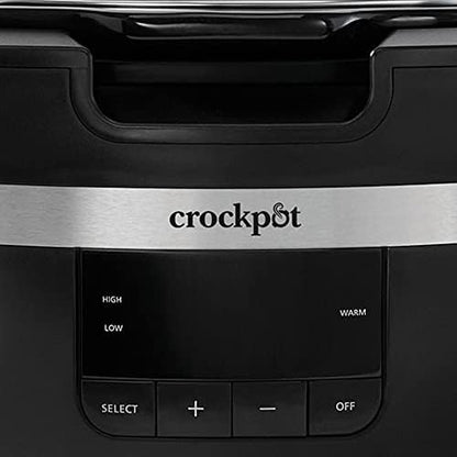 Crock-Pot Thermoshield 6 Quart Slow Cooker with Carry Handles htf