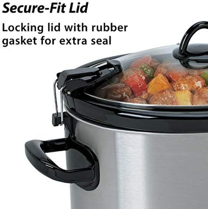 Crock-Pot Cook & Carry 6 Quart Portable Slow Cooker teb