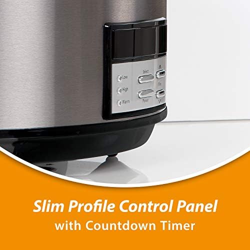 Crock-Pot 8 Quart Programmable Slow Cooker with Auto Warm p0b
