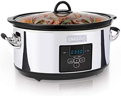 Crock-Pot 7 Quart Programmable Slow Cooker – Polished Platinum im2