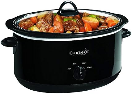 Crock-Pot 8 Quart Manual Slow Cooker – Black 2hn