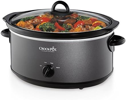 Crock-Pot 7 Quart Slow Cooker – Charcoal o75