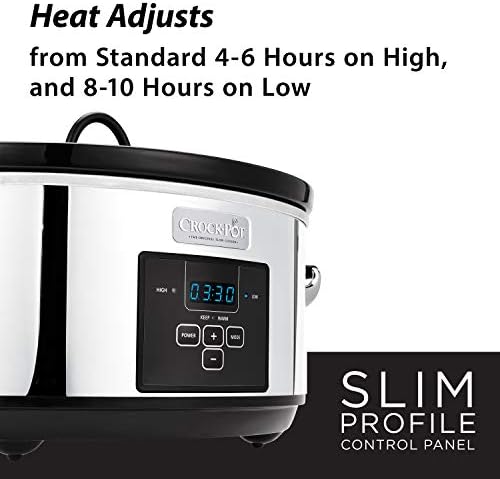Crock-Pot 7 Quart Programmable Slow Cooker – Polished Platinum im2