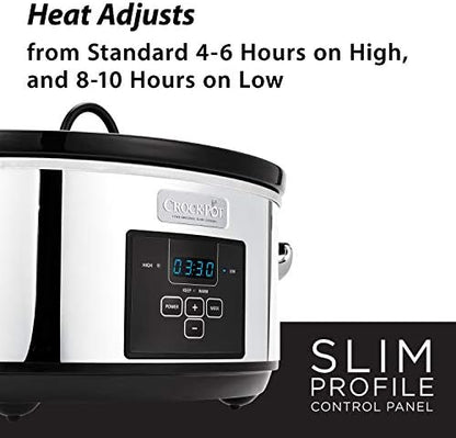 Crock-Pot 7 Quart Programmable Slow Cooker – Polished Platinum im2