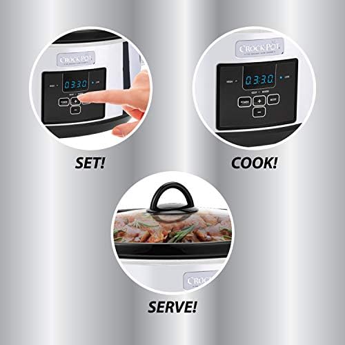 Crock-Pot 7 Quart Programmable Slow Cooker – Polished Platinum im2