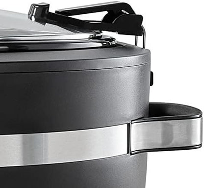Crock-Pot Thermoshield 6 Quart Slow Cooker with Carry Handles htf