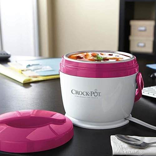 Crock-Pot Lunch Crock Portable Food Warmer 20oz – Pink iz3