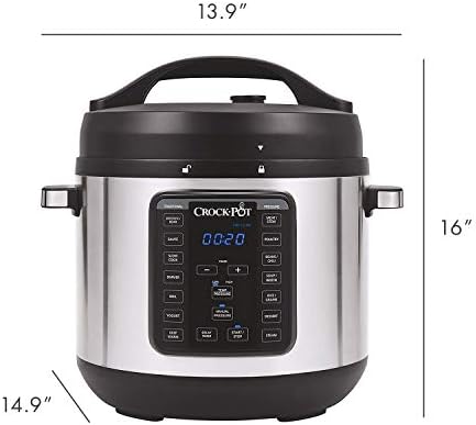 Crock-Pot 8 Quart Express Crock Multi-Use Pressure Cooker 18a