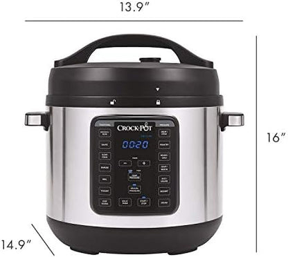 Crock-Pot 8 Quart Express Crock Multi-Use Pressure Cooker 18a