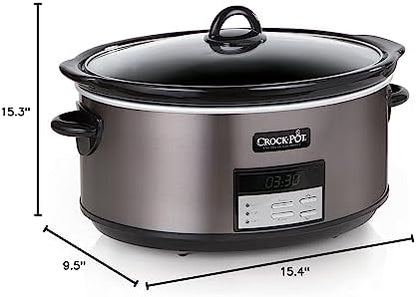 Crock-Pot 8 Quart Programmable Slow Cooker with Auto Warm p0b