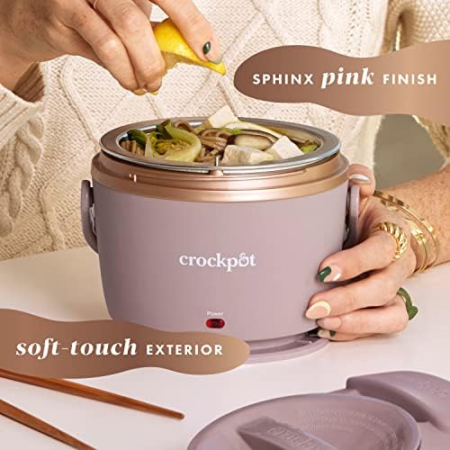 Crock-Pot Electric Lunch Box Food Warmer 20oz – Blush Pink esr