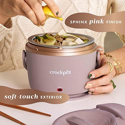Crock-Pot Electric Lunch Box Food Warmer 20oz – Blush Pink esr