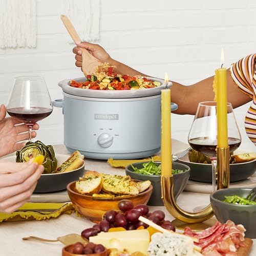 Crock-Pot 4.5 Quart Manual Slow Cooker – Macaroon Blue jlt