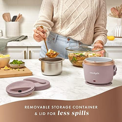 Crock-Pot Electric Lunch Box Food Warmer 20oz – Blush Pink esr