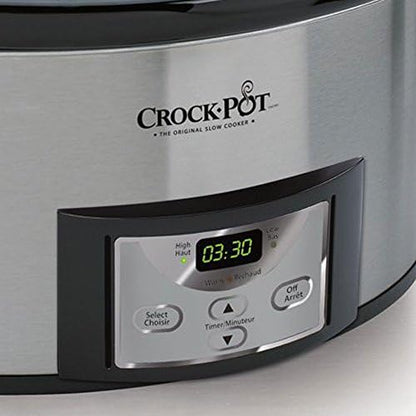 Crock-Pot Cook & Carry 6 Quart Programmable Slow Cooker e6k
