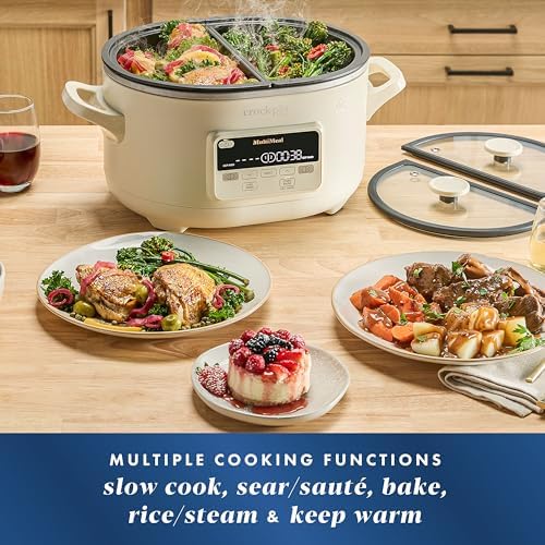 Crock-Pot MultiMeal Multicooker with Programmable Slow Cooker m8f