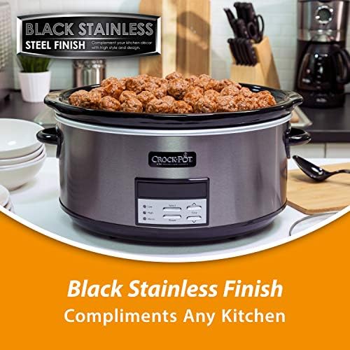 Crock-Pot 8 Quart Programmable Slow Cooker with Auto Warm p0b