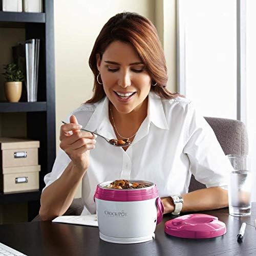 Crock-Pot Lunch Crock Portable Food Warmer 20oz – Pink iz3