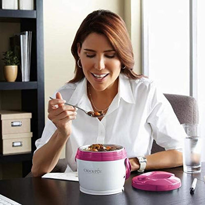 Crock-Pot Lunch Crock Portable Food Warmer 20oz – Pink iz3