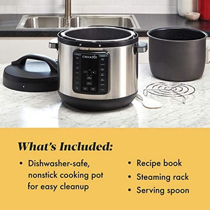 Crock-Pot 8 Quart Express Crock Multi-Use Pressure Cooker 18a