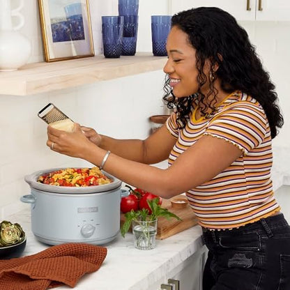 Crock-Pot 4.5 Quart Manual Slow Cooker – Macaroon Blue jlt