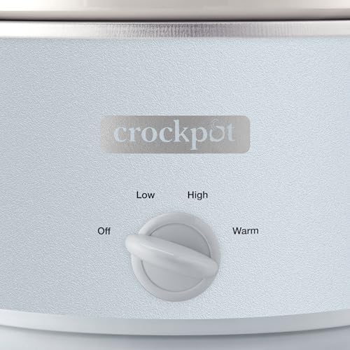 Crock-Pot 4.5 Quart Manual Slow Cooker – Macaroon Blue jlt