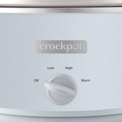 Crock-Pot 4.5 Quart Manual Slow Cooker – Macaroon Blue jlt