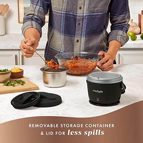 Crock-Pot Electric Lunch Box Food Warmer 20oz – Black qww