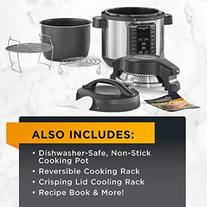 Crock-Pot Express Crisp 8 Quart 10-in-1 Pressure Cooker cyn