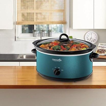 Crock-Pot 7 Quart Manual Slow Cooker – Turquoise 1zh