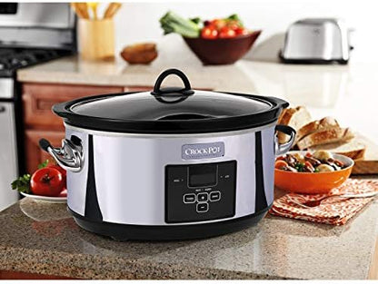 Crock-Pot 7 Quart Programmable Slow Cooker – Polished Platinum im2