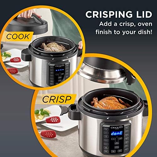 Crock-Pot Express Crisp 8 Quart 10-in-1 Pressure Cooker cyn