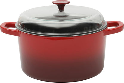 Crock-Pot 3 Quart Enameled Cast Iron Dutch Oven – Aqua y8w