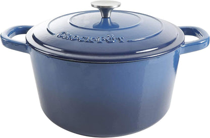 Crock-Pot 3 Quart Enameled Cast Iron Dutch Oven – Aqua y8w