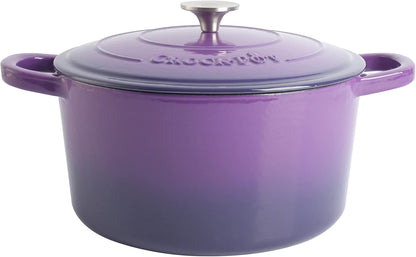 Crock-Pot 3 Quart Enameled Cast Iron Dutch Oven – Aqua y8w