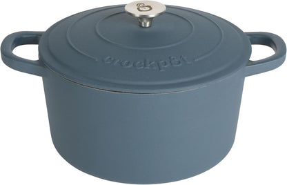 Crock-Pot 3 Quart Enameled Cast Iron Dutch Oven – Aqua y8w