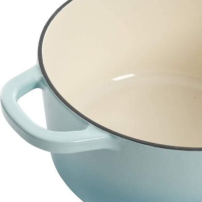 Crock-Pot 3 Quart Enameled Cast Iron Dutch Oven – Aqua y8w