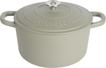 Crock-Pot 3 Quart Enameled Cast Iron Dutch Oven – Aqua y8w