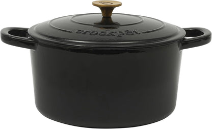 Crock-Pot 3 Quart Enameled Cast Iron Dutch Oven – Aqua y8w