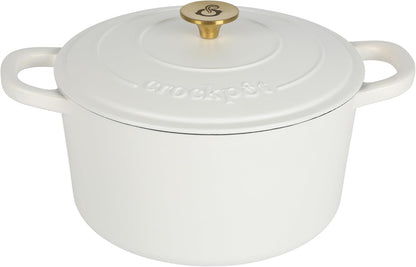 Crock-Pot 3 Quart Enameled Cast Iron Dutch Oven – Aqua y8w