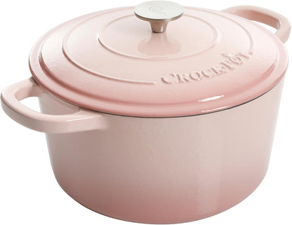 Crock-Pot 3 Quart Enameled Cast Iron Dutch Oven – Aqua y8w