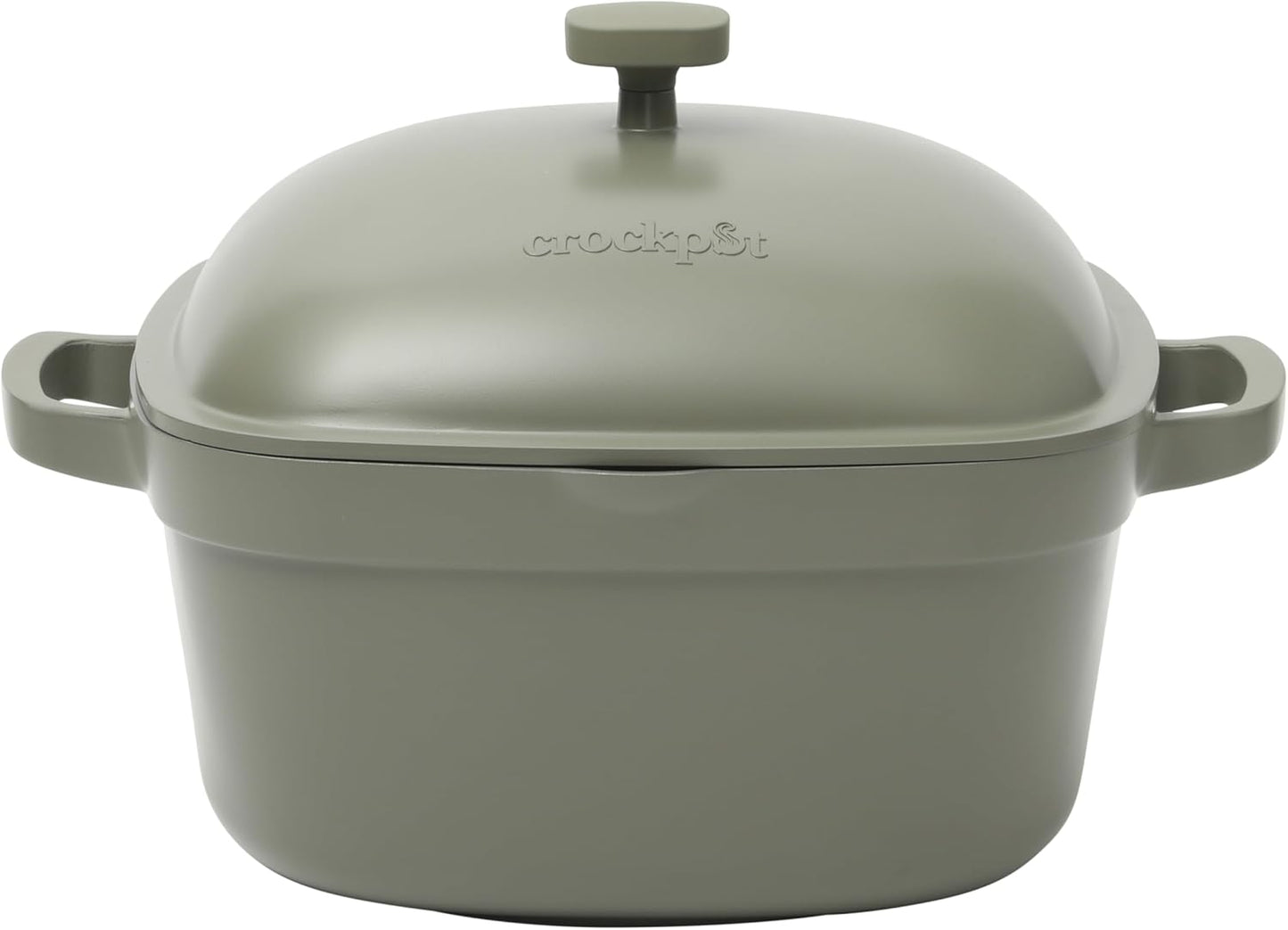 Crock-Pot 3 Quart Enameled Cast Iron Dutch Oven – Aqua y8w