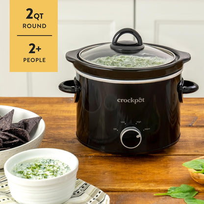 Crock-Pot 2 Quart Mini Slow Cooker – Classic Compact Cooker ltw